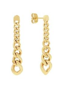 Paar Ohrh&auml;nger s.Oliver "2039751", gold (gelbgoldfarben), Ohrringe, Damen, Edelstahl