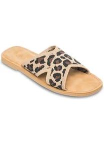 Sandale Roxy "Andreya Leo", Damen, Gr. 9(40), leopard print, Obermaterial:Obermaterial: 100% Microfaser, Futter: 100% Microfaser, Laufsohle: 100% TPR;, Schuhe Sandale