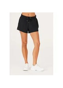 ENDURANCE ATHLECIA Shorts ATHLECIA "Timmie", Damen, Gr. 46, EURO-Gr&ouml;&szlig;en, schwarz, 90% Polyester, 10% Elasthan, unifarben, kurz, Hosen Shorts, im feuchtigkeitsregulierenden 2-in-1-Design