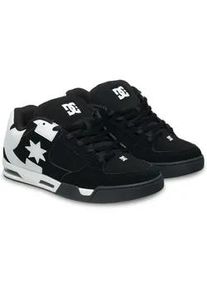 Sneaker DC Shoes "DC Command", Herren, Gr. 10 (43), schwarz, wei&szlig;, Obermaterial:50.46% Leder, 49.54% Synthetikmaterial;, Schuhe Sneaker