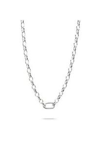 Charm-Kette Thomas Sabo "Charm Club Connect: mit einem Connect Link" Gr. 50, silber (silberfarben), Halsketten, Damen, 50, Silber 925 (recycelt), B: 16,5mm, B:16,5mm