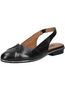 Ballerina Everybody "Everybody Ballerinas Leder", Damen, Gr. 38, schwarz, Leder, Schuhe Ballerina