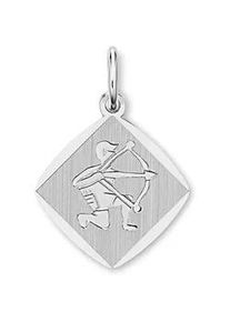Sternzeichenanh&auml;nger ONE ELEMENT "Sternzeichen Anh&auml;nger aus 925 Silber", silber, Schmuckanh&auml;nger, Damen, Schuetze, Steinbock, Silber 925 (Sterlingsilber), Symbol mit Herz &ndash; ein feines Geschenk f&uuml;r viele Anl&auml;sse