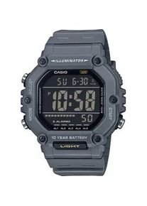 Chronograph, grau, schwarz, Casio TIMELESS COLLECTION, Armbanduhren, Kinder, Chronograph, Quarzuhr, Armbanduhr, Herrenuhr, Digitaluhr, bis 10 bar wasserdicht