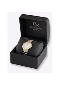 Armband, bunt (bicolor, bicolor), Armb&auml;nder, Damen, Edelstahl, Armband