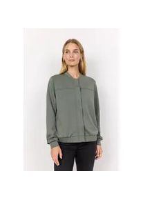 Cardigan soyaconcept "SC-BANU 225", Damen, Gr. S, misty, Web, Obermaterial: 48% Modal, 48% Polyester, 4% Elasthan, unifarben, regular fit normal, Rundhals, Strickjacken