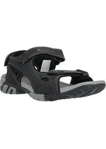 Sandale WHISTLER "Tegale", Herren, Gr. 46, schwarz (schwarz, grau), Polyurethane, Schuhe Sandale, mit rutschhemmendem Allwetterprofil