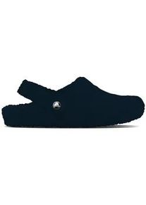 Clog Crocs "Classic Cozzzy Slipper", Damen, Gr. 36, schwarz, CrosliteTM, Textil, Schuhe Clog, Hausschuh, mit kleiner Plateausohle