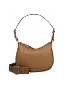 Henkeltasche Burkely "Burkely Taschen Leder", Damen, Gr. onesize, taupe, Leder, Taschen