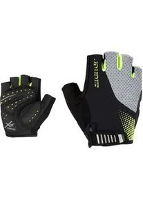 Fahrradhandschuhe Ziener "CUDJO-Z", Herren, Gr. 8, gelb (schwarz.poison gelb), Materialmix, Handschuhe