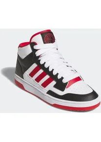 Sneaker Adidas SPORTSWEAR "RAPID COURT MID", Herren, Gr. 44, wei&szlig; (core schwarz, team power rot 2, cloud wei&szlig;), Leder, Synthetik, Schuhe Sneaker