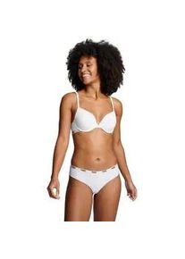 Push-up-BH Puma "Puma WOMEN PUSHUP BRA 1P HANG", Damen, Gr. 85, Cup B, wei&szlig;, Obermaterial: 84% Polyamid, 16% Elasthan, BHs Push-up-BH, mit gepolsterten Cups, mit B&uuml;gel