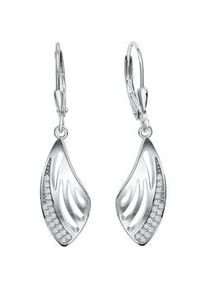 Paar Ohrh&auml;nger Vivance, wei&szlig; (wei&szlig;, wei&szlig;), Ohrringe, Damen, one-size, Silber 925 (Sterlingsilber)