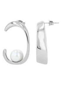 Adelia&acute;s Paar Ohrh&auml;nger ADELIA ́S "Damen Ohrstecker aus Edelstahl und Perle", silber, Ohrringe, Damen, Damen, Edelstahl