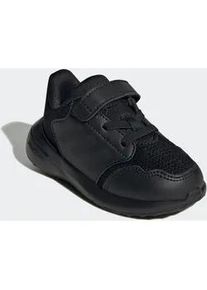 Klettschuh Adidas SPORTSWEAR "TENSAUR RUN 3.0 KIDS", M&auml;dchen, Gr. 23, schwarz (core schwarz, core schwarz, core schwarz), Synthetik, Textil, Schuhe Klettschuh, f&uuml;r Kinder, mit Klettverschluss