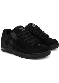 Sneaker DC Shoes "DC Command", Herren, Gr. 13(47), schwarz, schwarz, Obermaterial:50.46% Leder, 49.54% Synthetikmaterial;, Schuhe Sneaker