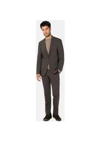 Anzug Thomas Goodwin "Anzug", Herren, Gr. 98, Schlankgr&ouml;&szlig;en, braun, 54% Wolle, 43% Polyester, 3% Elasthan, unifarben, regular fit, Anz&uuml;ge, im Modern-Fit, 44025
