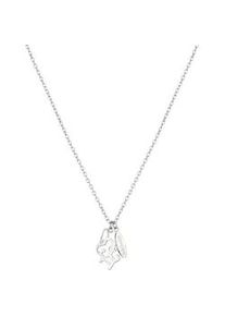 Kette mit Anh&auml;nger Cool Time "Schmuck Geschenk Edelstahl Halskette The Cool Bully Hund", silber (silberfarben), Halsketten, M&auml;dchen, Edelstahl, L: 41 B: 2mm, B:2mm