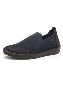 Slip-On Sneaker Ara "LISSABON", Damen, Gr. 5,5 (38,5), nachtblau, Microfaser, Textil, unifarben, Schuhe, Slipper, Sneaker in Komfortweite G (= weit)