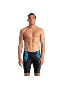 Badehose arena "arena Feel Herren Openings Jammer Badehose", Herren, Gr. 6L, N-Gr, schwarz (schwarz, turquoise), Obermaterial: 80% Polyamid, 20% Elasthan, Badehosen Badehose