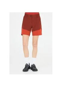 Shorts WHISTLER "LALA", Damen, Gr. 46, EURO-Gr&ouml;&szlig;en, braun (braun, rot), 92% Polyester, 8% Elasthan, mehrfarbig, kurz, Hosen Shorts, mit extra komfortablem Funktionsstretch