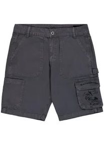Shorts Alpha Industries "Cargo Honolulu Short", Herren, Gr. 34, Normalgr&ouml;&szlig;en, grau (vintage grau), Obermaterial: 100% Baumwolle, Hosen Shorts