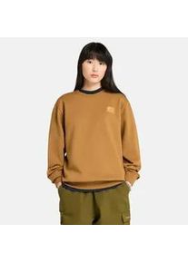 Sweatshirt Timberland "Silicon Badge (BB) Crew Neck", Herren, Gr. 3XL, schwarz wheat boot, Obermaterial: 80% Baumwolle, 20% Polyester, Sweatshirts Sweatshirt