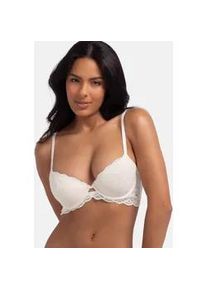 B&uuml;gel-BH Dorina "Lorelei", Damen, Gr. 85, Cup A, beige (ivory), Obermaterial: 66% Polyamid, 27% Polyester, 7% Elasthan, BHs B&uuml;gel-BH, leicht wattiert, Spitzendetails