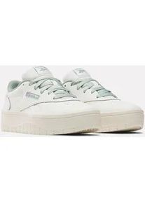 Sneaker Reebok CLASSIC "Reebok COURT ADVANCE SURGE", Damen, Gr. 42, gr&uuml;n (chalk, vintagechalk, hybridgr&uuml;n), Leder, Synthetik, Schuhe Sneaker