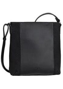 Umh&auml;ngetasche Gabor "Wanda", Damen, Gr. B/H/T: 25cm x 26,5cm x 9cm, schwarz, Polyurethan, Taschen Umh&auml;ngetasche, aus leicht genarbtem Lederimitat mit Schlangenstruktur und Ziern&auml;hten