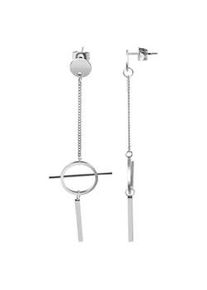 Adelia&acute;s Paar Ohrh&auml;nger ADELIA ́S "Damen Ohrh&auml;nger aus poliertem Edelstahl &Oslash; 15 mm", silber, Ohrringe, Damen, Damen, Edelstahl