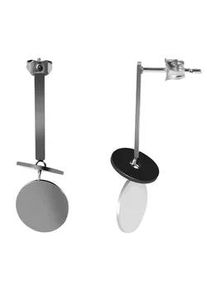 Adelia&acute;s Paar Ohrh&auml;nger ADELIA ́S "Damen Ohrstecker aus Edelstahl", schwarz, Ohrringe, Damen, Damen, Edelstahl