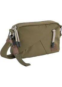 Handtasche Camel Active "Aurum", Damen, Gr. B/H/T: 20,5cm x 15cm x 6cm, gr&uuml;n, Polyester, beschichtet, clean, unifarben mit Farbeins&auml;tzen, Taschen Handtasche, aus recyceltem Polyester in Nylonstruktur, leicht & mit feinen Details