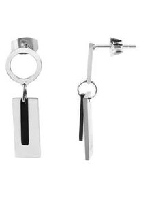 Adelia&acute;s Paar Ohrh&auml;nger ADELIA ́S "Damen Ohrstecker aus Edelstahl", schwarz, Ohrringe, Damen, Damen, Edelstahl