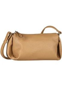 Umh&auml;ngetasche Tom Tailor "Cassia", Damen, Gr. B/H/T: 27,5cm x 16cm x 9,5cm, braun, Polyurethan, Taschen Umh&auml;ngetasche, leicht genarbtes Lederimitat mit ausgefeiltem Schnitt f&uuml;r viel Volumen