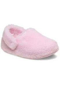 Hausschuh Crocs "Kids' Classic Cozzzy Slipper", Kinder, Gr. 37, rosa, CrosliteTM, Textil, Schuhe Hausschuh, Pantoffel, Clog mit Filzwolle