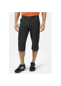 Cargobermudas HERO by John Medoox "Trekking Cargo Bermuda Shorts", Herren, Gr. 38, grau (schwarz asphalt), Sweatware, 100% Baumwolle, gerade kurz, Hosen, Bermuda Casual Funktionsqualit&auml;t f&uuml;r Herren