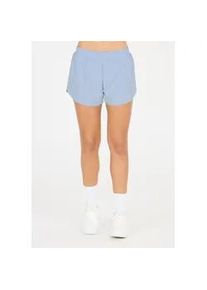 ENDURANCE ATHLECIA Shorts ATHLECIA "Arilay", Damen, Gr. 34, EURO-Gr&ouml;&szlig;en, blau (hellblau), 91% Polyester, 9% Elasthan, unifarben, kurz, Hosen Shorts, mit bequemem 4-Wege-Stretch