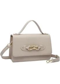 Umh&auml;ngetasche "Bellezza", Damen, Gr. B/H/T: 24cm x 16cm x 8cm onesize, beige, Polyurethan (PU), Collezione Alessandro, Taschen Umh&auml;ngetasche, mit eleganter Schleife