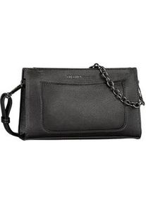 Umh&auml;ngetasche Tom Tailor DENIM "Lennon", Damen, Gr. B/H/T: 24cm x 14cm x 6cm, schwarz, Lederimitat, clean, gepflegt, unifarben, Taschen Umh&auml;ngetasche, Damen Schultertasche, Handtasche mit abnehmbarer Metallkette