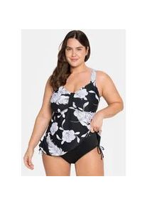 Bikini-Hose sheego, Damen, Gr. 40, Normalgr&ouml;&szlig;en, schwarz, Elasthan, Polyamid, Badehosen Bikini-Hose