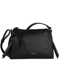 Umh&auml;ngetasche Gabor "Jenny", Damen, Gr. B/H/T: 23cm x 16,5cm x 7,5cm, schwarz, Polyurethan, Taschen Umh&auml;ngetasche, besonders weiche leichte Modelle aus soft genarbtem Lederimitat