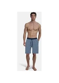 Bermudas Tom Tailor "Kilkenny", Herren, Gr. 52L, N-Gr, blau, Single Jersey, Obermaterial: 100% Baumwolle, bequem kniefrei, Hosen Bermudas, Bindeband, Seitentaschen, locker, bequem, atmungsaktiv, elastisch