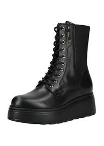 Schn&uuml;rstiefelette Nero Giardini "Nero Giardini Stiefelette Leder", Damen, Gr. 38, schwarz, Leder, Schuhe Schn&uuml;rstiefelette