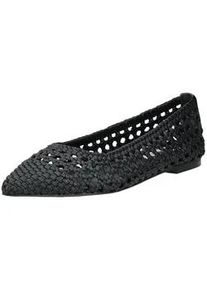 Ballerina Steve Madden "Steve Madden Ballerinas Lederimitat", Damen, Gr. 37, schwarz, Lederimitat, Schuhe Ballerina