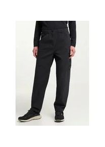 Cargohose Jack Wolfskin "YUMA CARGO PANTS W", Damen, Gr. 40, Normalgr&ouml;&szlig;en, schwarz, Obermaterial: 66% Polyester, 34% Baumwolle. Futter: 65% Polyester, 35% Baumwolle, Hosen Cargohose