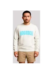 Sweatshirt F4NT4STIC "Knut & Jan Hamburg Noorden Collegiate", Herren, Gr. S, wei&szlig; (off, wei&szlig;), Obermaterial: 80% Baumwolle, 20% Polyester, regular fit, Rundhals, ohne B&uuml;ndchen, Sweatshirts Sweatshirt, Premium Qualit&auml;t, Knut & Jan Hamburg