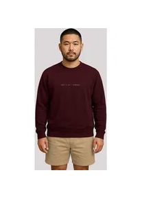Sweatshirt F4NT4STIC "Knut & Jan Baltic Sea Origins", Herren, Gr. M, braun (maroon), Obermaterial: 80% Baumwolle, 20% Polyester, regular fit, Rundhals, ohne B&uuml;ndchen, Sweatshirts Sweatshirt, Premium Qualit&auml;t, Knut & Jan Hamburg
