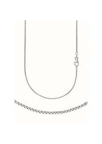 Collierkettchen Firetti "Schmuck Geschenk Silber 925 Halskette Venezianerkette halbrund" Gr. 42, silber (silberfarben), Halsketten, Damen, 42, Silber 925 (Sterlingsilber), B: 1,5mm, Made in Germany, B:1,5mm