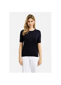 Smith & Soul Rundhalspullover SMITH & SOUL, Damen, Gr. S, blau (marine), Feinstrick, Material: 80% Viskose, 20% Polyamid, unifarben, slim fit normal, Rundhals, eingesetzt Rippb&uuml;ndchen, Pullover Rundhalspullover, aus Feinstrick